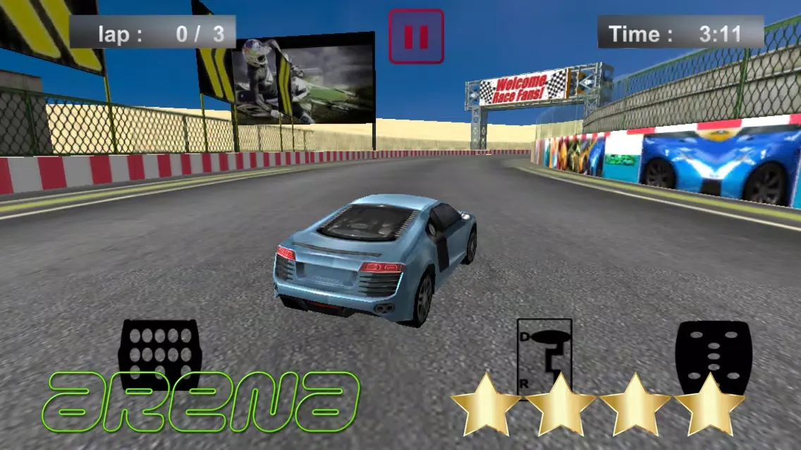 3D Arena Car Driving Sim-ulation Extreme应用截图
