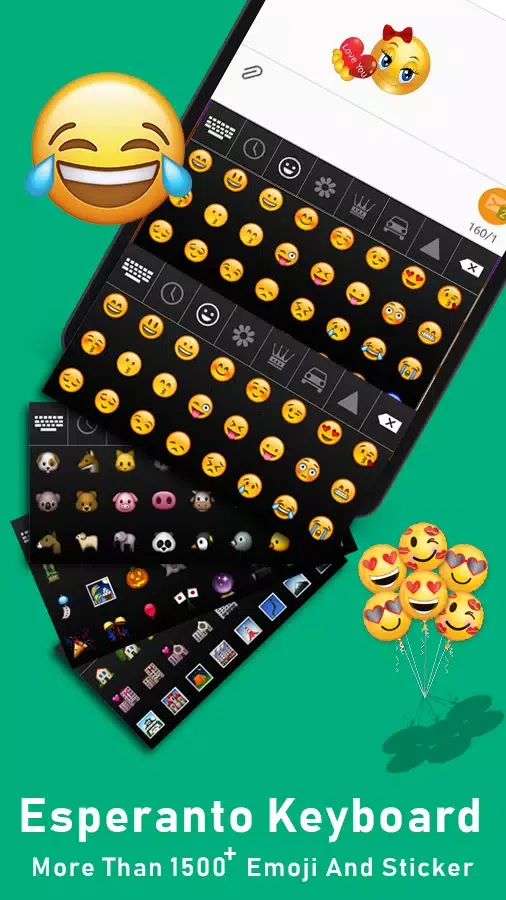 Tangkapan layar Esperanto Keyboard
