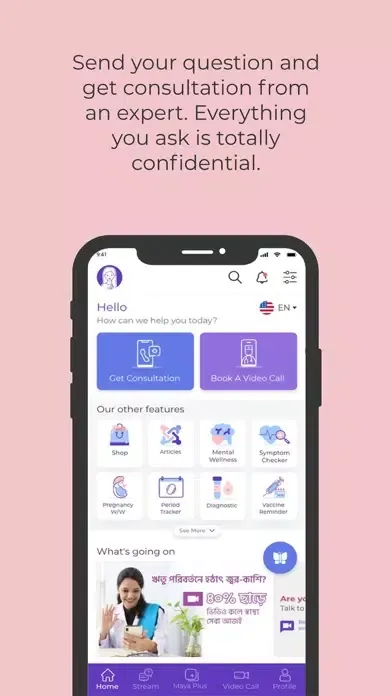 Maya - Your Health Assistant Ekran Görüntüleri