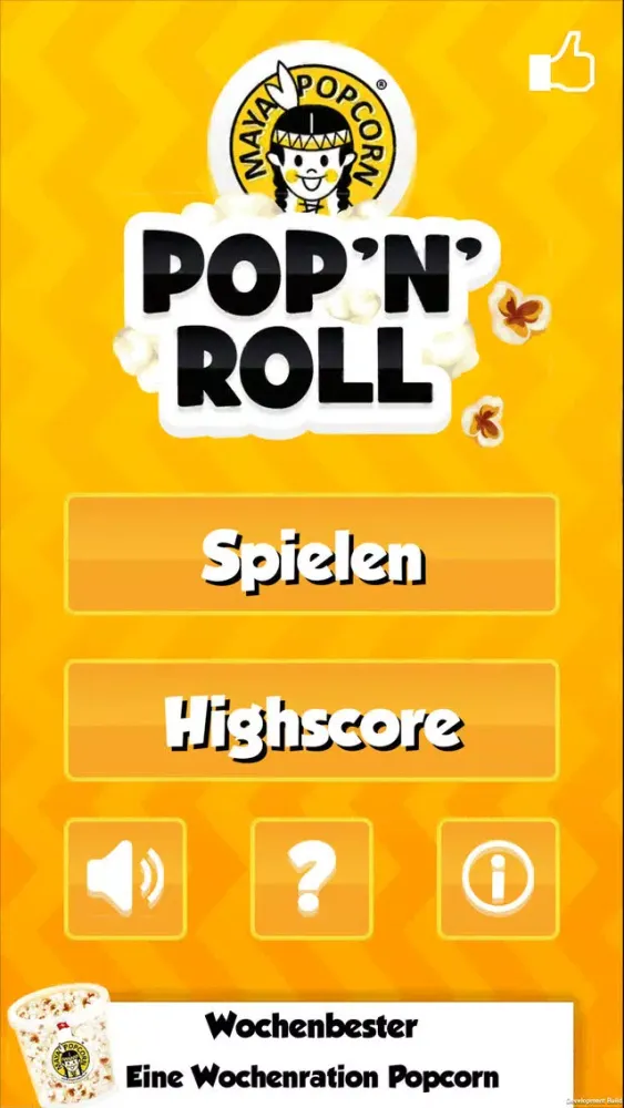 Tangkapan skrin Maya Pop'n'Roll