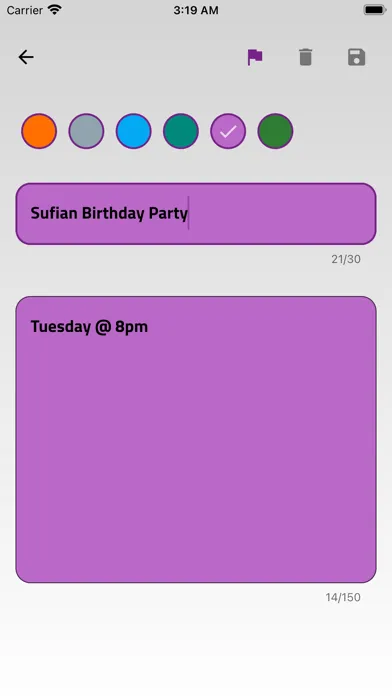 Color Notes : A Simple Notepad سکرین شاٹس