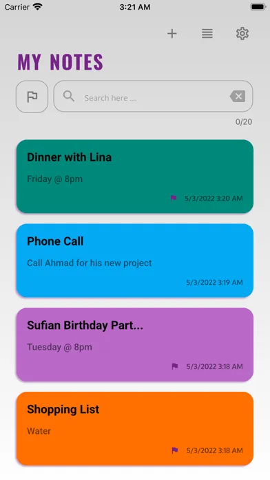 Color Notes : A Simple Notepad سکرین شاٹس