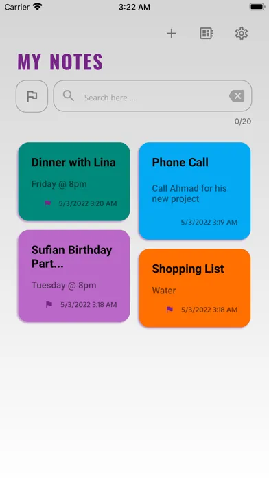 Color Notes : A Simple Notepad سکرین شاٹس