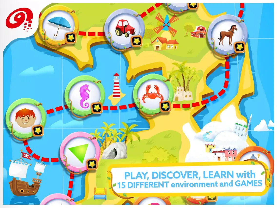 Capturas de pantalla de LittleOnes Toddler Puzzle Shapes 2, Educational Puzzle Games for Babies, Toddlers & Preschool Kids. Sorting Shapes and Colors - Full Version iPad 