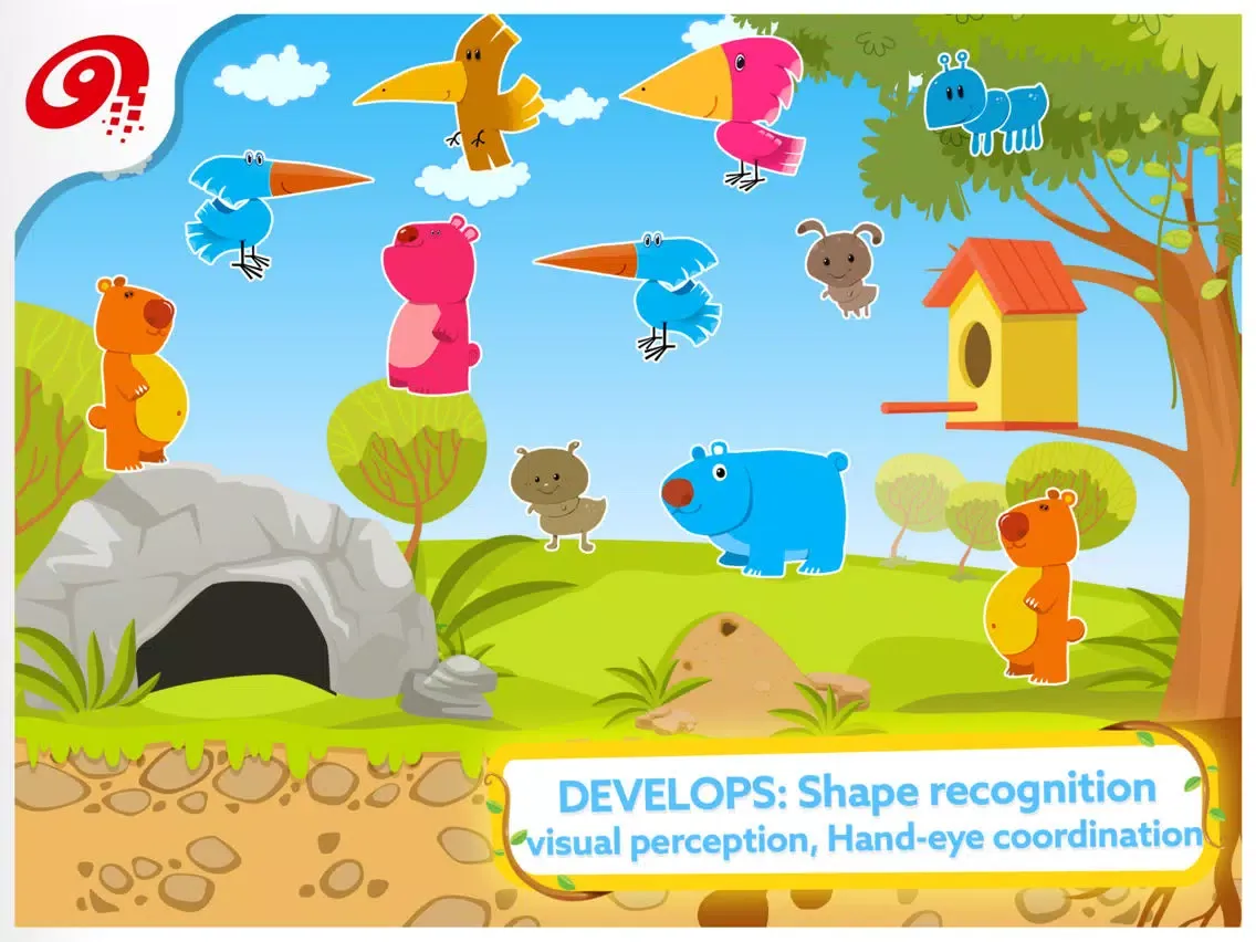 Capturas de pantalla de LittleOnes Toddler Puzzle Shapes 2, Educational Puzzle Games for Babies, Toddlers & Preschool Kids. Sorting Shapes and Colors - Full Version iPad 