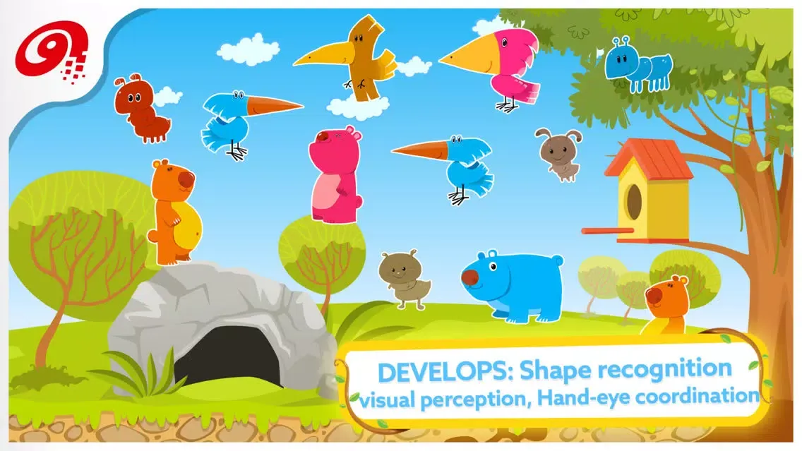 Capturas de pantalla de LittleOnes Toddler Puzzle Shapes 2, Educational Puzzle Games for Babies, Toddlers & Preschool Kids. Sorting Shapes and Colors - Full Version