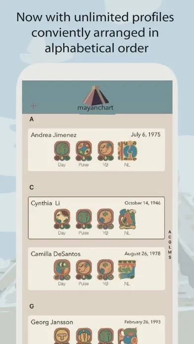 MayanChart - Mayan astrology 스크린샷