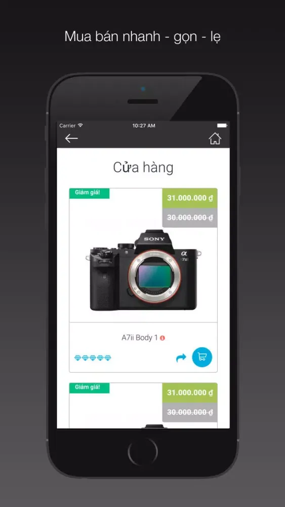 Captures d'écran de Máy ảnh Sony - mua bán và review máy ảnh