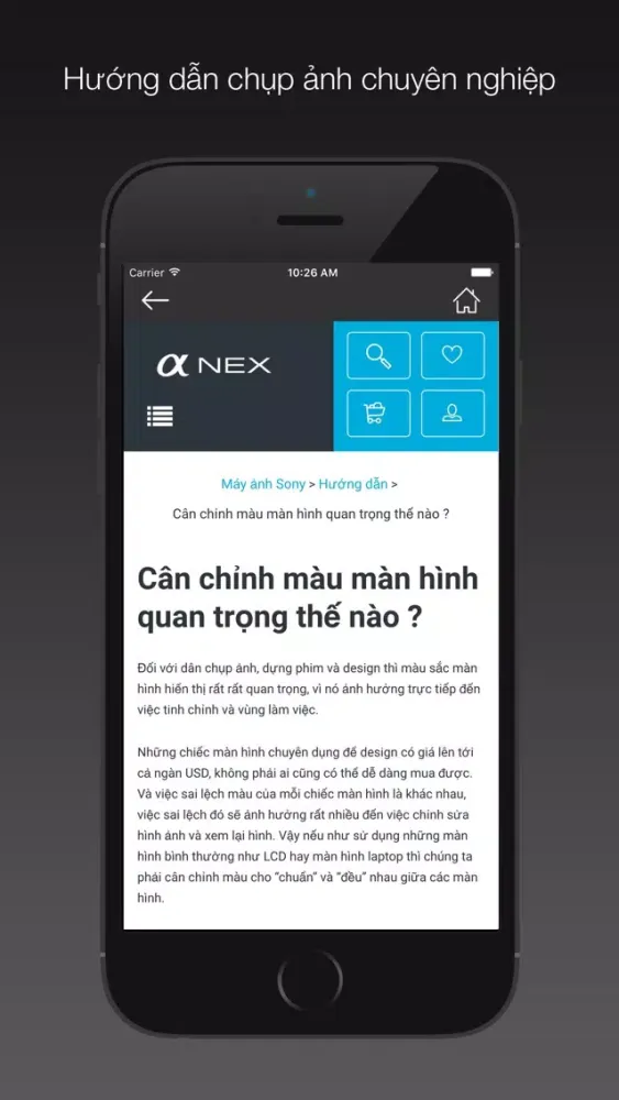 Captures d'écran de Máy ảnh Sony - mua bán và review máy ảnh