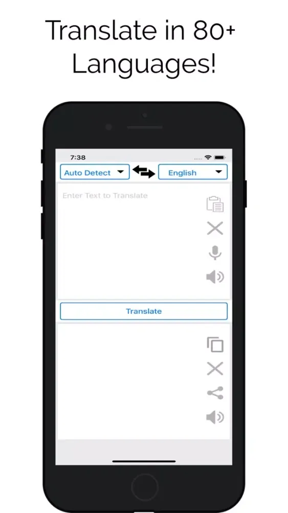 Multi Language Translator App スクリーンショット