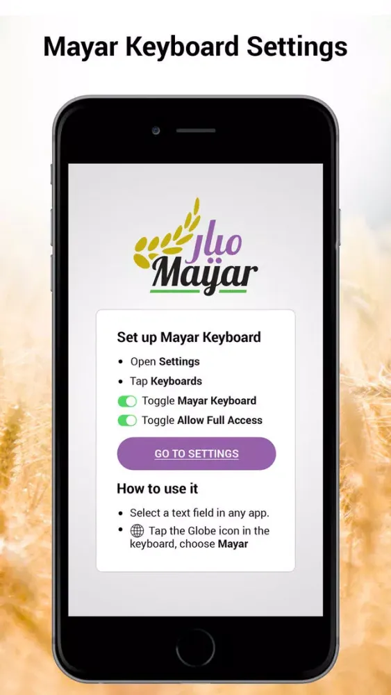 Zrzuty ekranu Mayar Saudi Stickers Keyboard