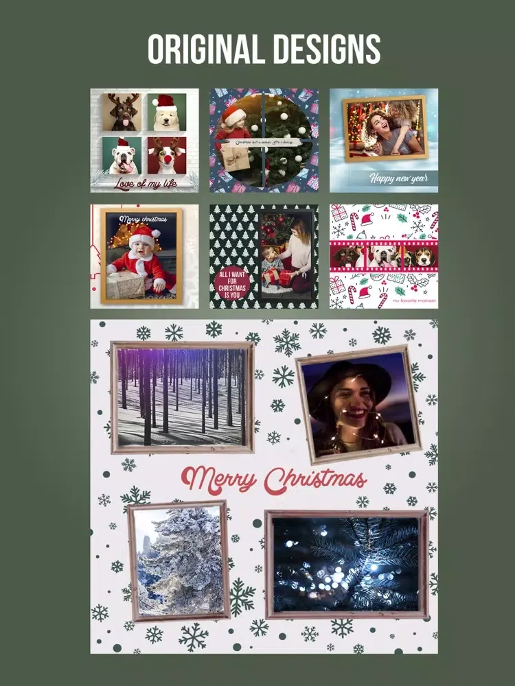 Christmas Frames Collage Maker iPad  스크린샷