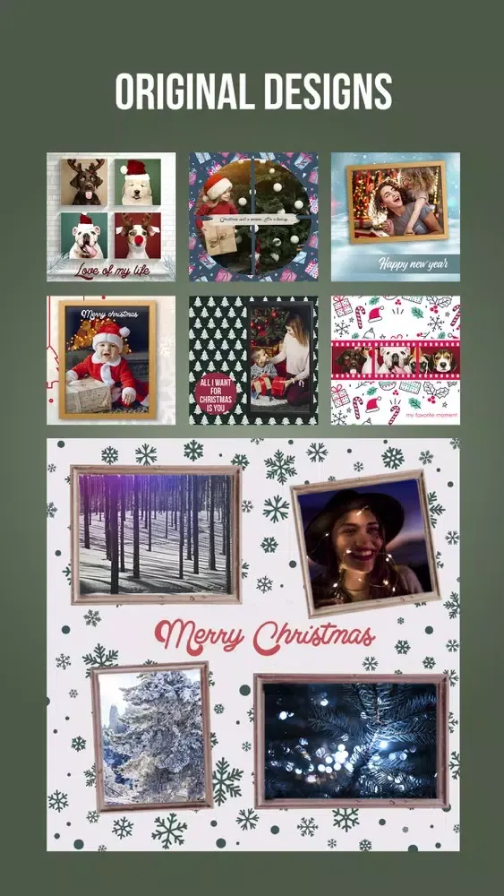 Christmas Frames Collage Maker 스크린샷