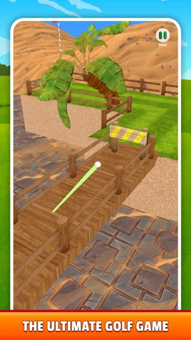 ภาพหน้าจอของ Classic 3D Mini Golf Game