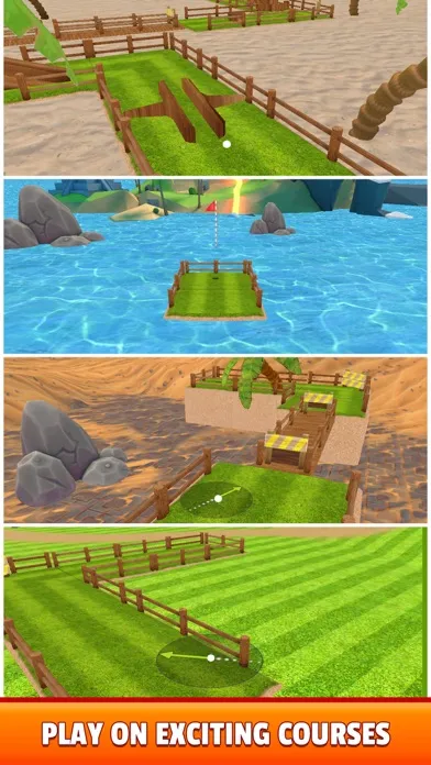 ภาพหน้าจอของ Classic 3D Mini Golf Game