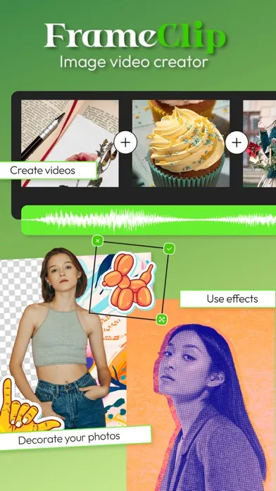 Frame Clip to make stories应用截图