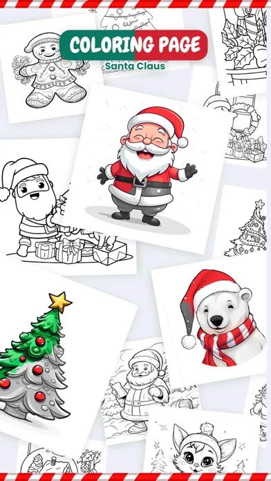 Christmas drawings – colorbook स्क्रीनशॉट