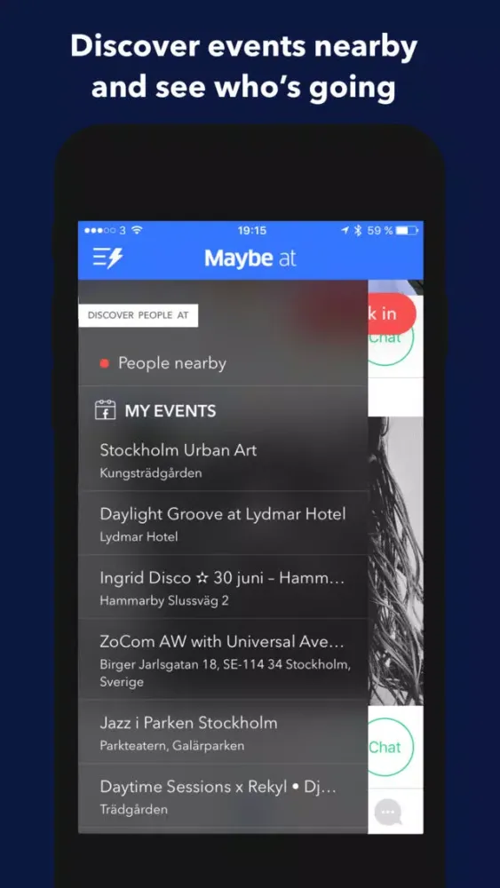 Maybe at - Connect with people at events and places 스크린샷