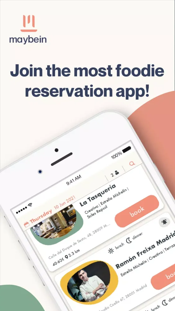 Maybein Restaurants Screenshots