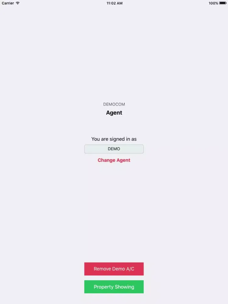 Real Estate Agent Security iPad 應用截圖
