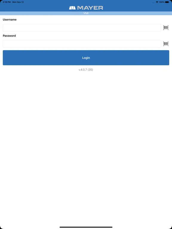 Mayer VMI iPad  Screenshots