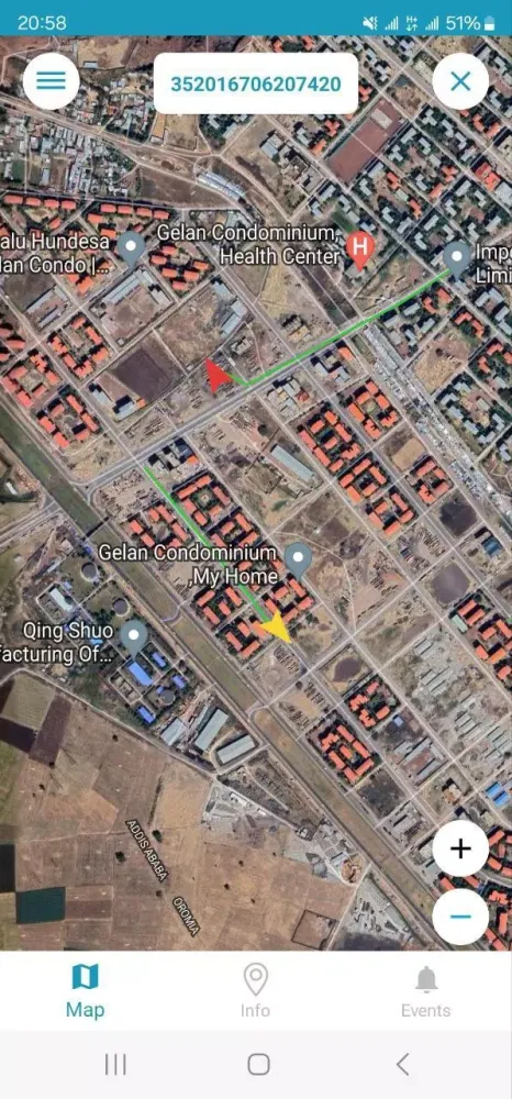 Captures d'écran de MaYeT GPS Tracking