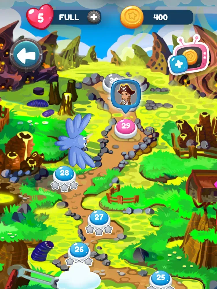 Tangkapan skrin Pirates Match Puzzle Mania iPad 