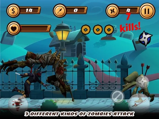 صور Mayhem Ninja: Ninja Vs Zombies iPad 