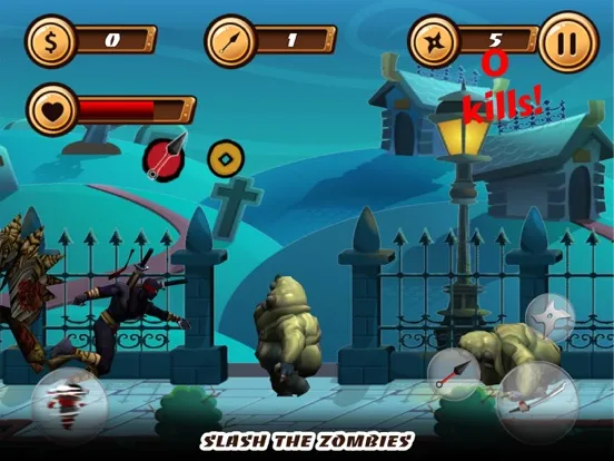 صور Mayhem Ninja: Ninja Vs Zombies iPad 