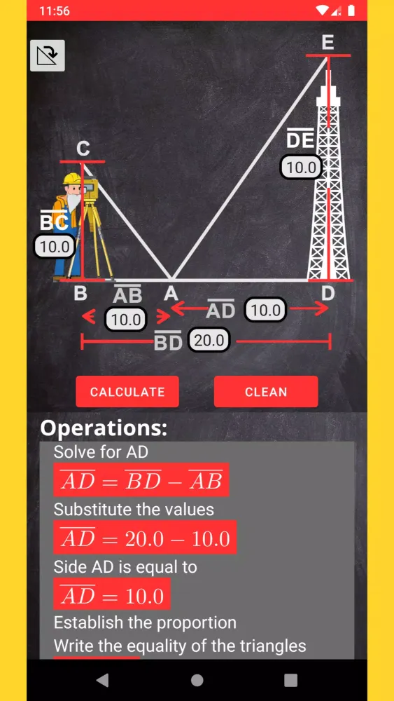 Captures d'écran de Right Triangle Calculator