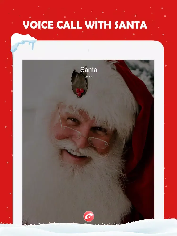 Santa Video Call, Gif and Text iPad  Ekran Görüntüleri
