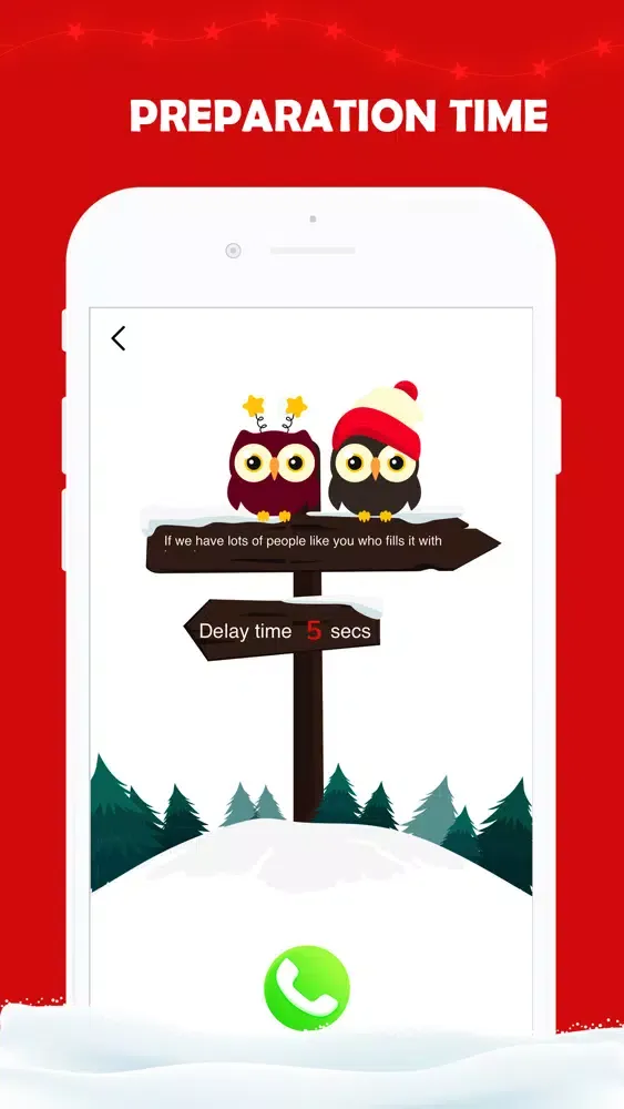Santa Video Call, Gif and Text Ekran Görüntüleri