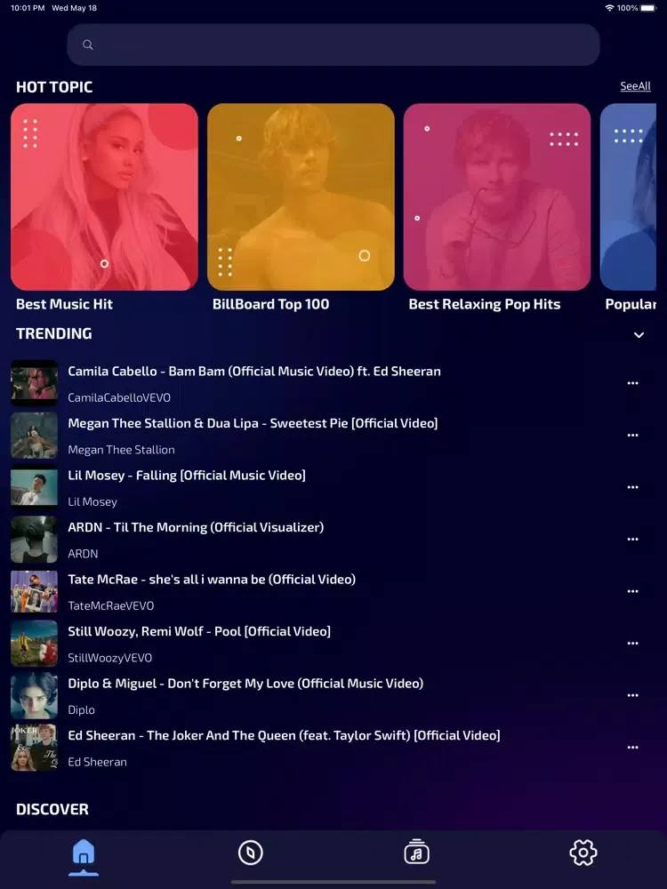 Скриншоты Music & Videos - Music Player iPad 