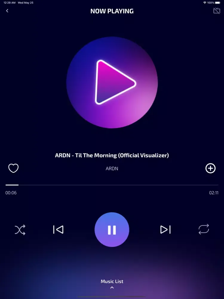 Скриншоты Music & Videos - Music Player iPad 