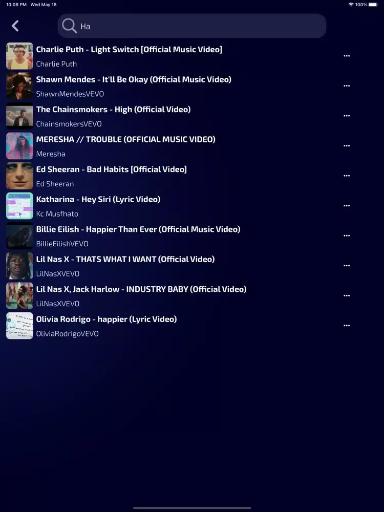 Скриншоты Music & Videos - Music Player iPad 