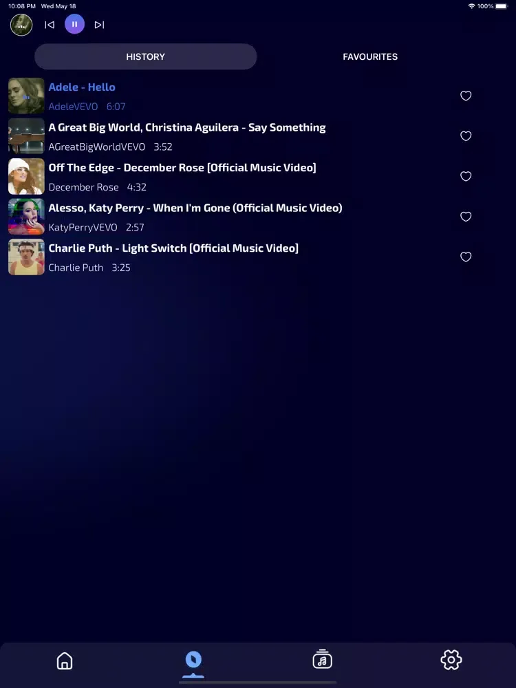 Скриншоты Music & Videos - Music Player iPad 