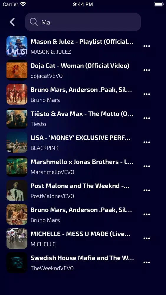 Скриншоты Music & Videos - Music Player