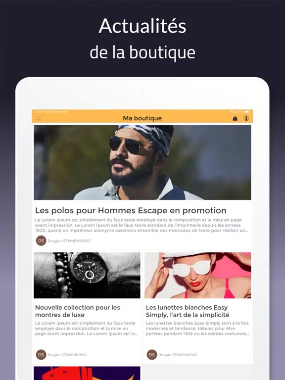 Captures d'écran de Ma Boutique avec Maymoune Apps iPad 