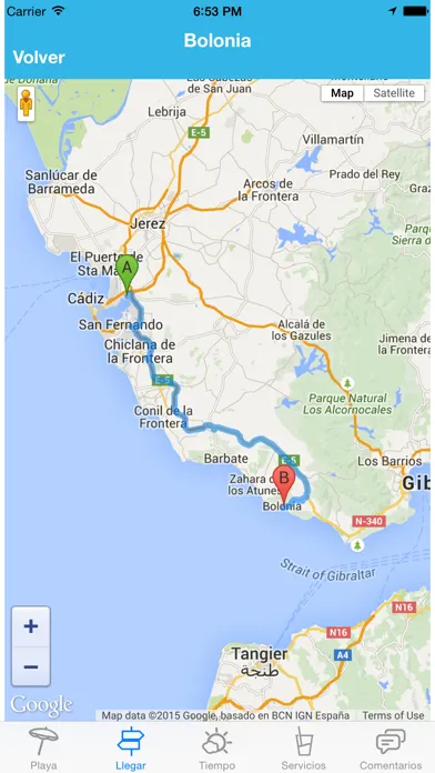 Ảnh chụp màn hình của Playas de Cádiz