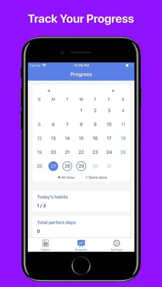 Captures d'écran de Upper - Habit Tracker