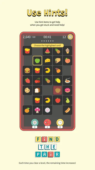 Zrzuty ekranu Find the Pair - Focus Game