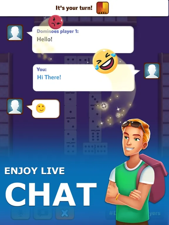 Ảnh chụp màn hình của Dominoes Pro Offline or Online iPad 