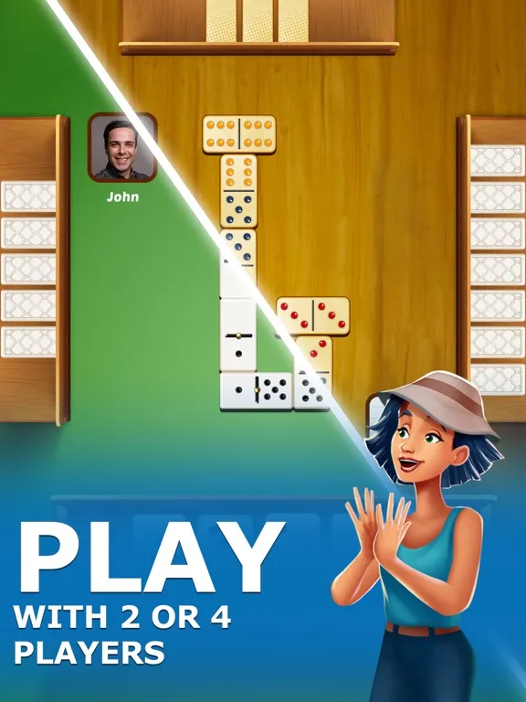 Ảnh chụp màn hình của Dominoes Pro Offline or Online iPad 