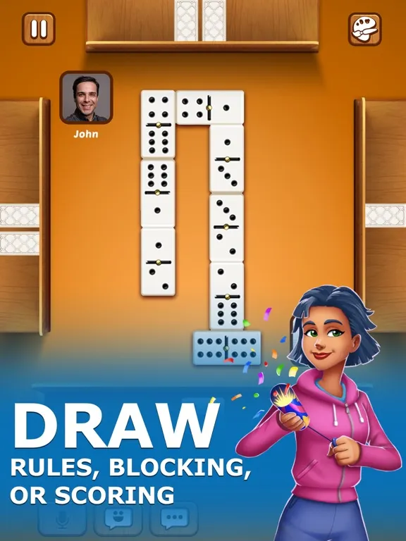Ảnh chụp màn hình của Dominoes Pro Offline or Online iPad 