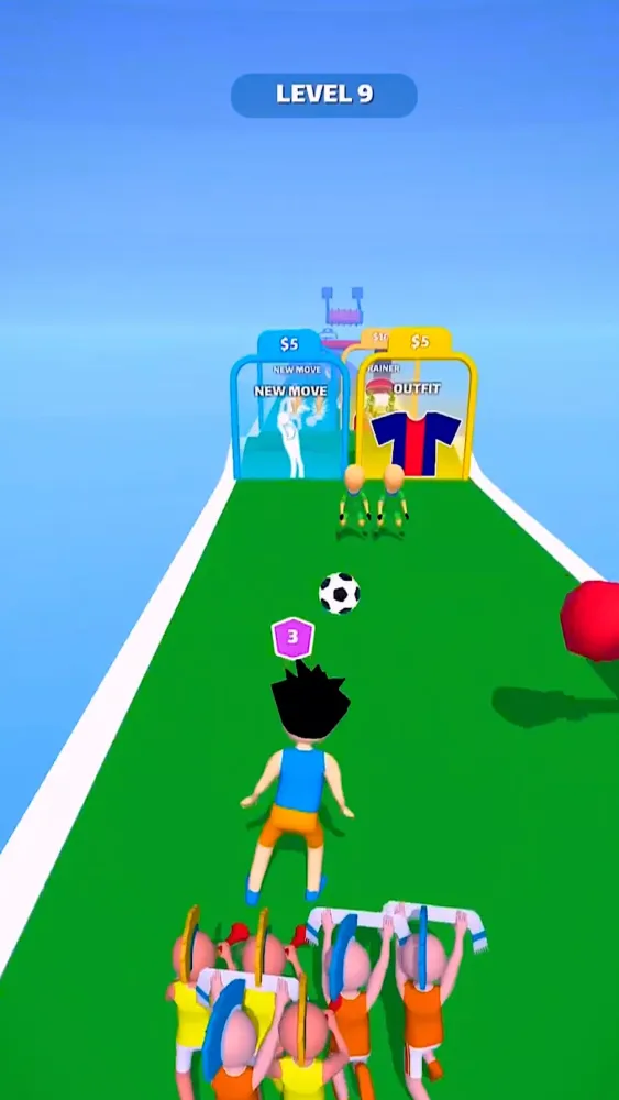 Football Gold Ball :Soccer Run Ekran Görüntüleri