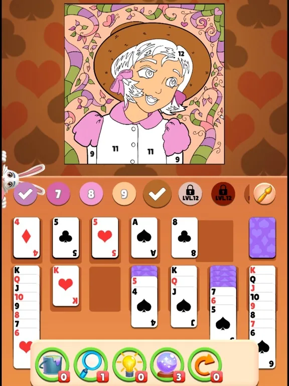 Solitaire Coloring Wonderland iPad  Ekran Görüntüleri