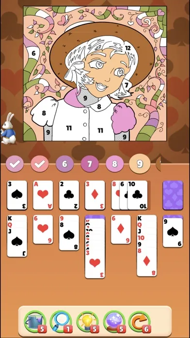 Solitaire Coloring Wonderland Ekran Görüntüleri