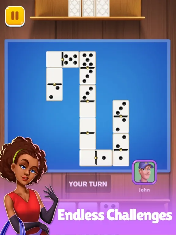 Tangkapan skrin Dominoes Infinite iPad 