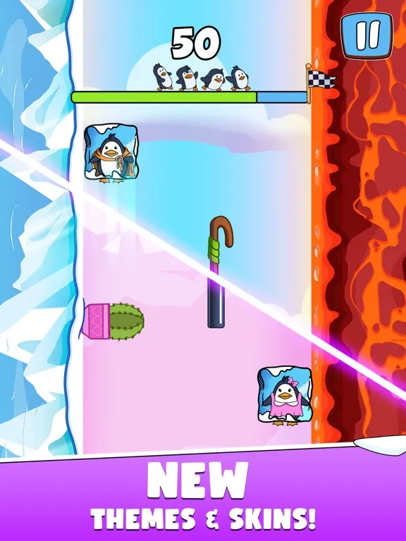 Capturas de tela do iCecape | Save the Penguins iPad 