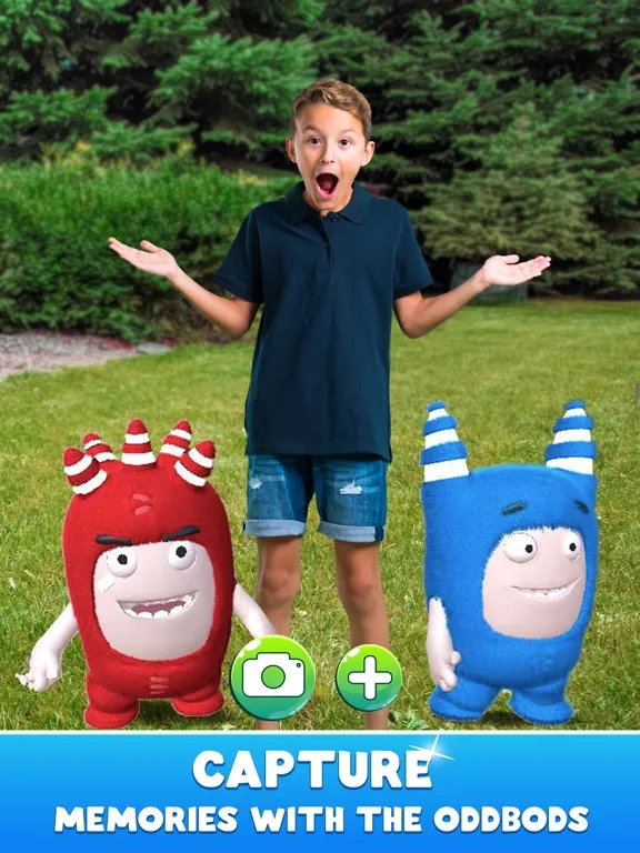 Oddbods Live Coloring (AR) iPad  स्क्रीनशॉट